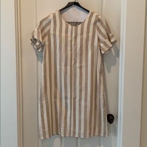 Anthropologie Stripe Bow Back Dress